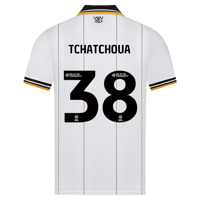 Danxen Kvinnor Jackson Tchatchoua #38 Orange Vit Svart Bortatröja Matchtröjor 2026/27 Tröjor T-Tröja