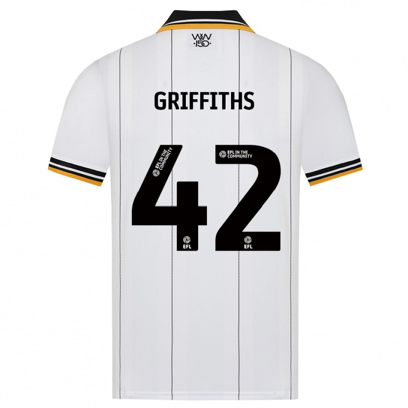 Danxen Kvinnor Harvey Griffiths #42 Orange Vit Svart Bortatröja Matchtröjor 2026/27 Tröjor T-Tröja