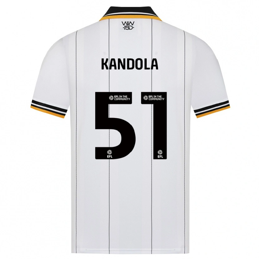 Danxen Kvinnor Kam Kandola #51 Orange Vit Svart Bortatröja Matchtröjor 2026/27 Tröjor T-Tröja