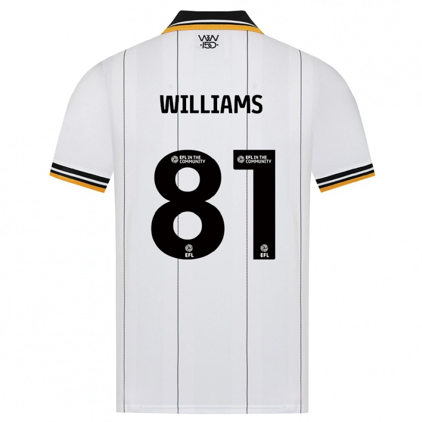 Danxen Kvinnor Ashton Williams #81 Orange Vit Svart Bortatröja Matchtröjor 2026/27 Tröjor T-Tröja