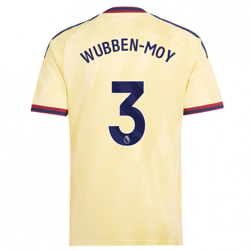 Danxen Kvinnor Lotte Wubben-Moy #3 Ljusgul Midnattsblå Tredjesatsen Matchtröjor 2026/27 Tröjor T-Tröja