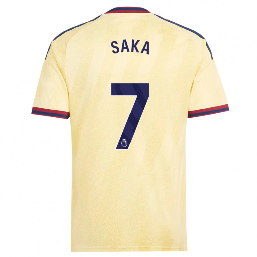 Danxen Kvinnor Bukayo Saka #7 Ljusgul Midnattsblå Tredjesatsen Matchtröjor 2026/27 Tröjor T-Tröja