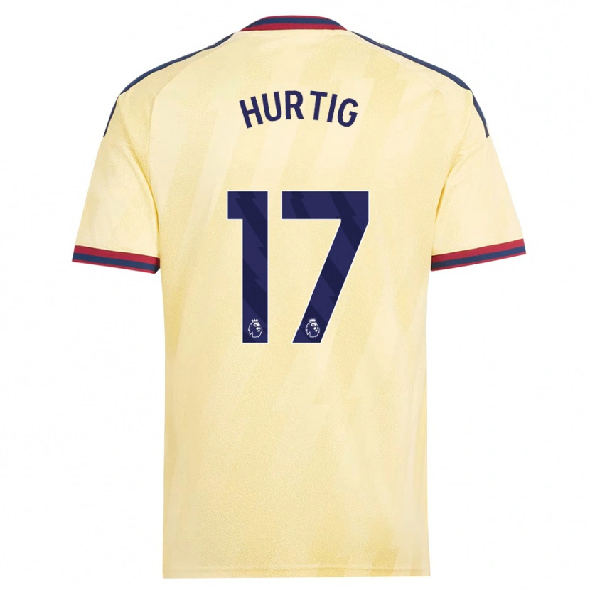 Danxen Kvinnor Lina Hurtig #17 Ljusgul Midnattsblå Tredjesatsen Matchtröjor 2026/27 Tröjor T-Tröja