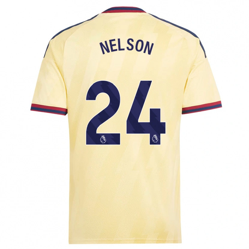 Danxen Kvinnor Reiss Nelson #24 Ljusgul Midnattsblå Tredjesatsen Matchtröjor 2026/27 Tröjor T-Tröja