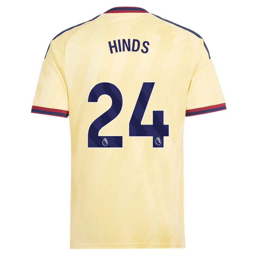 Danxen Kvinnor Taylor Hinds #24 Ljusgul Midnattsblå Tredjesatsen Matchtröjor 2026/27 Tröjor T-Tröja