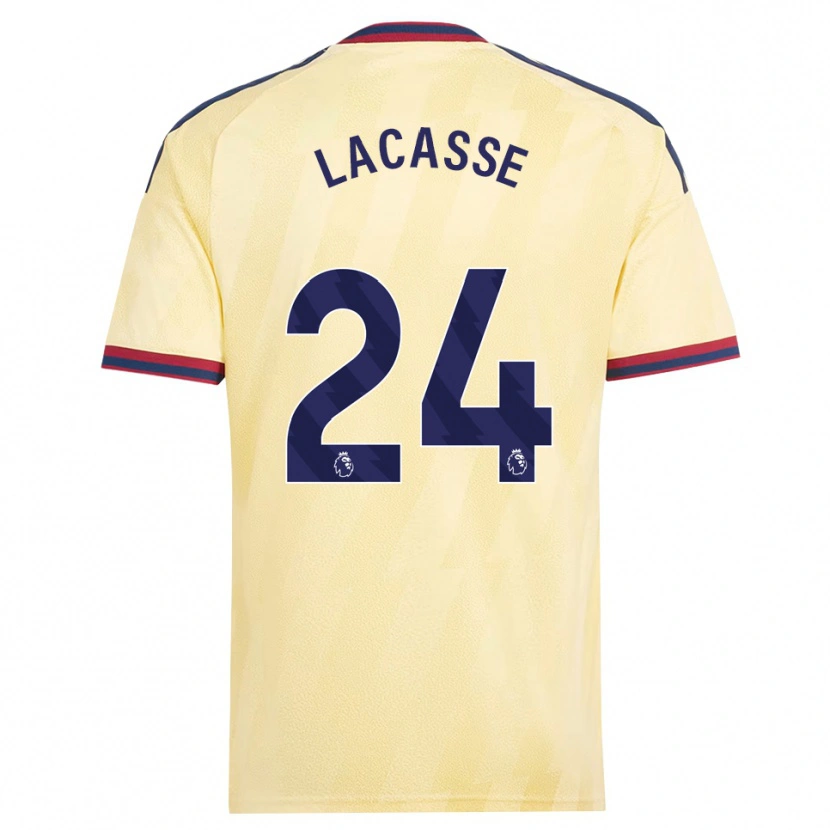 Danxen Kvinnor Cloé Lacasse #24 Ljusgul Midnattsblå Tredjesatsen Matchtröjor 2026/27 Tröjor T-Tröja