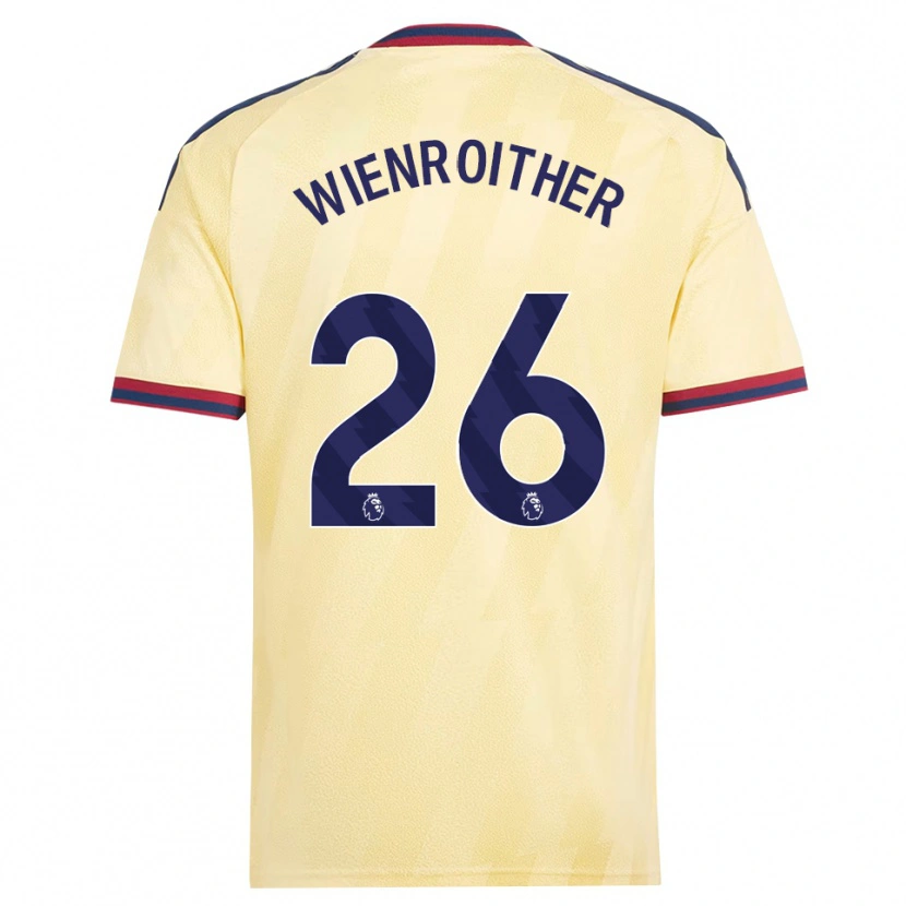 Danxen Kvinnor Laura Wienroither #26 Ljusgul Midnattsblå Tredjesatsen Matchtröjor 2026/27 Tröjor T-Tröja