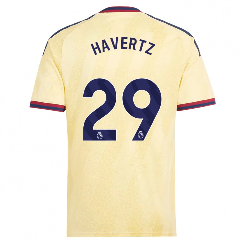 Danxen Kvinnor Kai Havertz #29 Ljusgul Midnattsblå Tredjesatsen Matchtröjor 2026/27 Tröjor T-Tröja