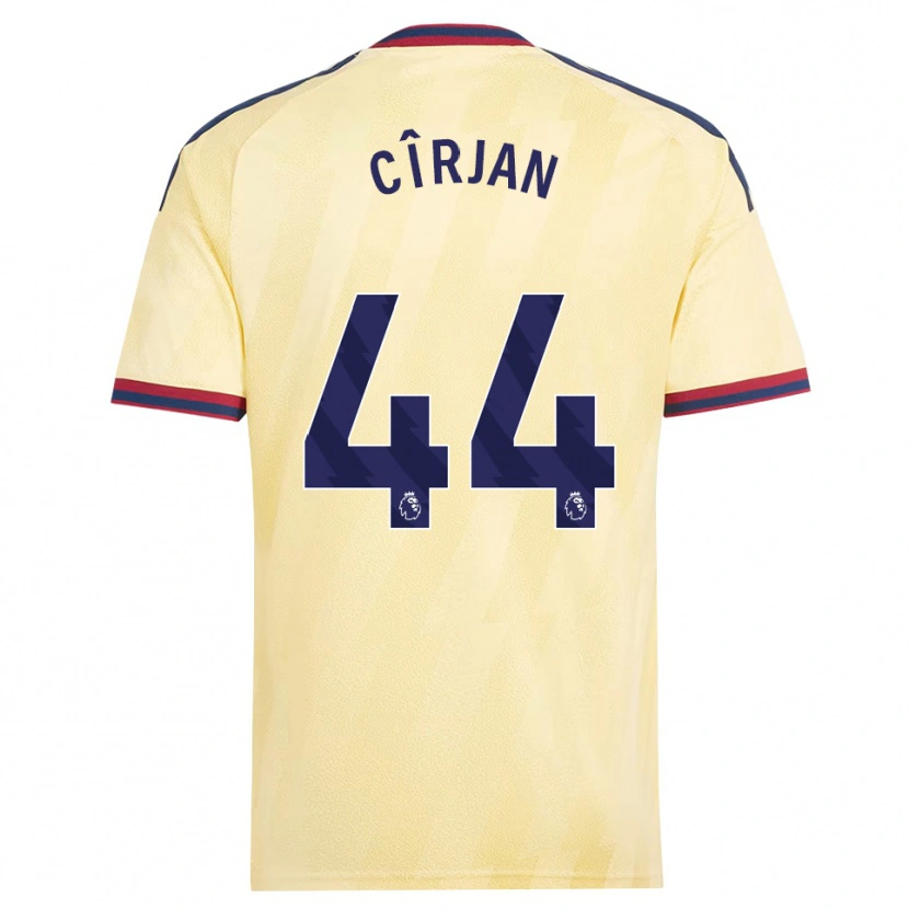 Danxen Kvinnor Catalin Cîrjan #44 Ljusgul Midnattsblå Tredjesatsen Matchtröjor 2026/27 Tröjor T-Tröja
