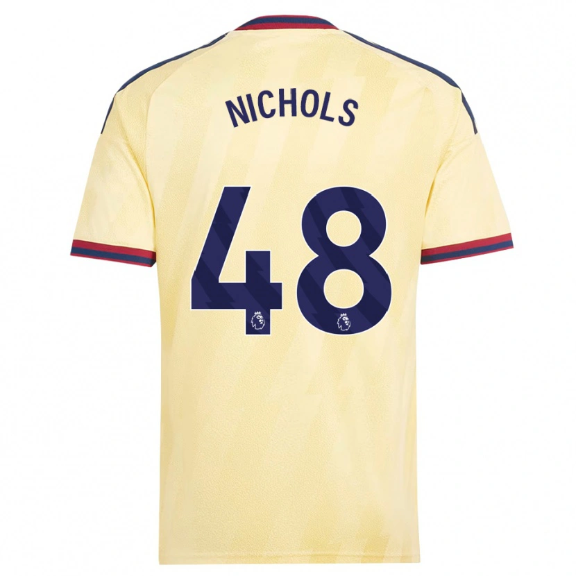 Danxen Kvinnor Josh Nichols #48 Ljusgul Midnattsblå Tredjesatsen Matchtröjor 2026/27 Tröjor T-Tröja