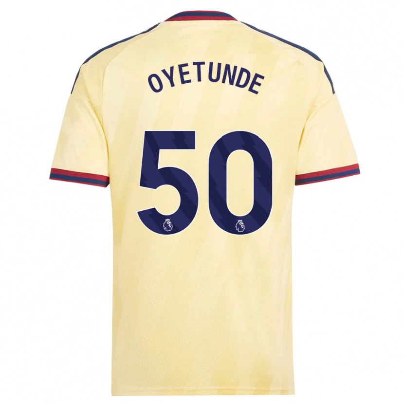 Danxen Kvinnor Daniel Oyetunde #50 Ljusgul Midnattsblå Tredjesatsen Matchtröjor 2026/27 Tröjor T-Tröja