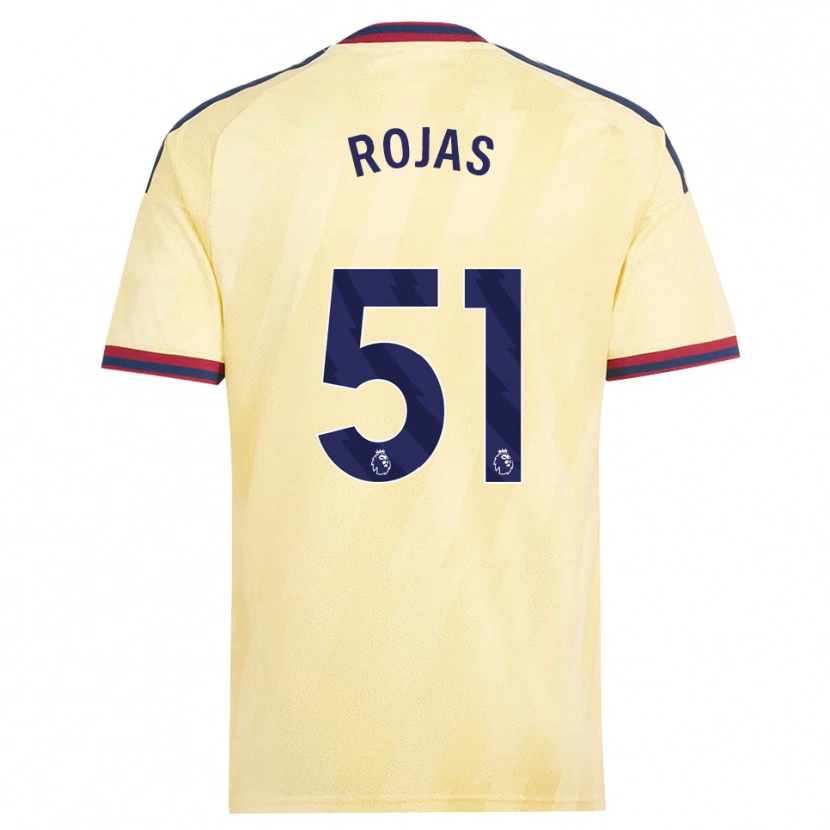 Danxen Kvinnor Alexei Rojas #51 Ljusgul Midnattsblå Tredjesatsen Matchtröjor 2026/27 Tröjor T-Tröja
