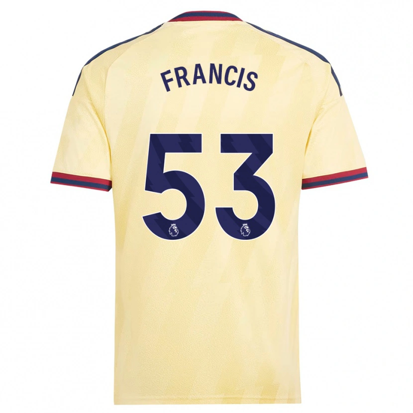 Danxen Kvinnor Jack Henry Francis #53 Ljusgul Midnattsblå Tredjesatsen Matchtröjor 2026/27 Tröjor T-Tröja