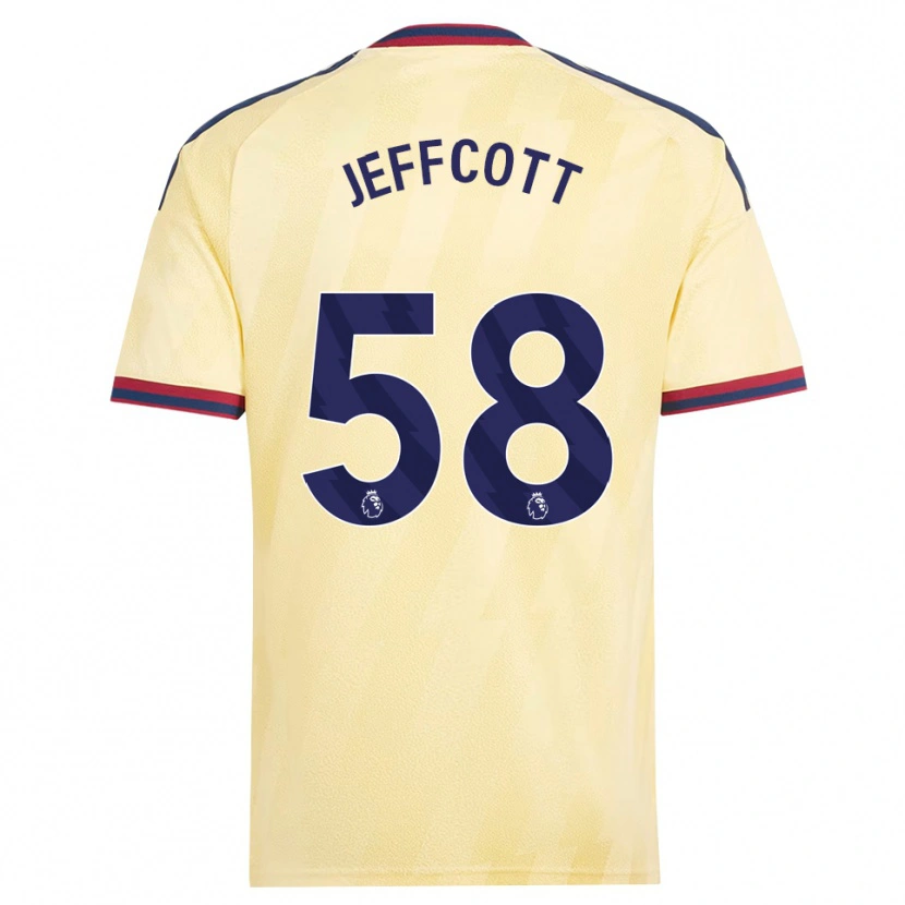 Danxen Kvinnor Henry Jeffcott #58 Ljusgul Midnattsblå Tredjesatsen Matchtröjor 2026/27 Tröjor T-Tröja