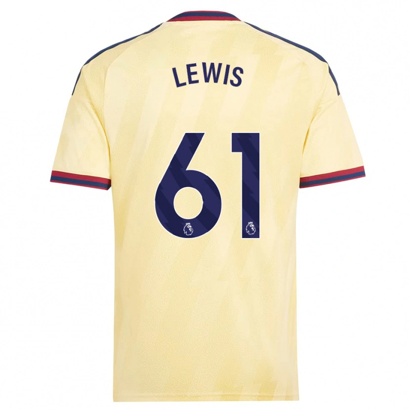 Danxen Kvinnor George Lewis #61 Ljusgul Midnattsblå Tredjesatsen Matchtröjor 2026/27 Tröjor T-Tröja