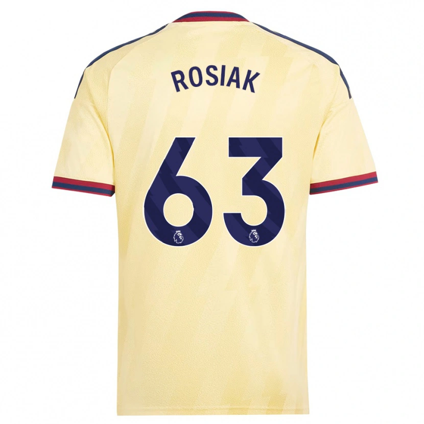Danxen Kvinnor Michal Rosiak #63 Ljusgul Midnattsblå Tredjesatsen Matchtröjor 2026/27 Tröjor T-Tröja