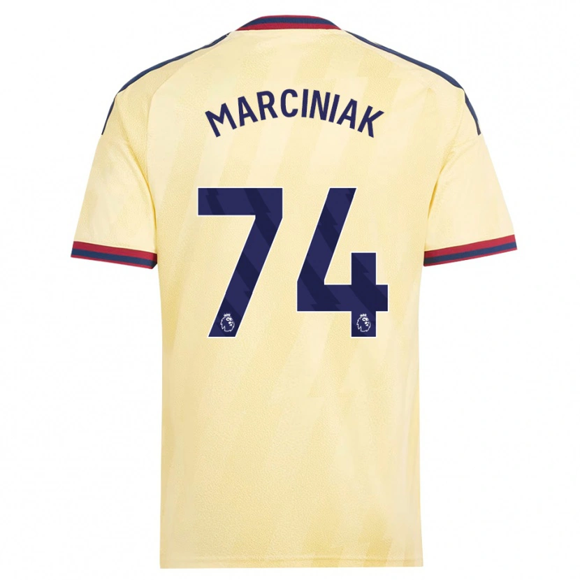 Danxen Kvinnor Alex Marciniak #74 Ljusgul Midnattsblå Tredjesatsen Matchtröjor 2026/27 Tröjor T-Tröja