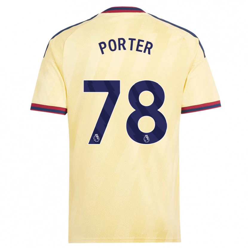 Danxen Kvinnor Jack Porter #78 Ljusgul Midnattsblå Tredjesatsen Matchtröjor 2026/27 Tröjor T-Tröja