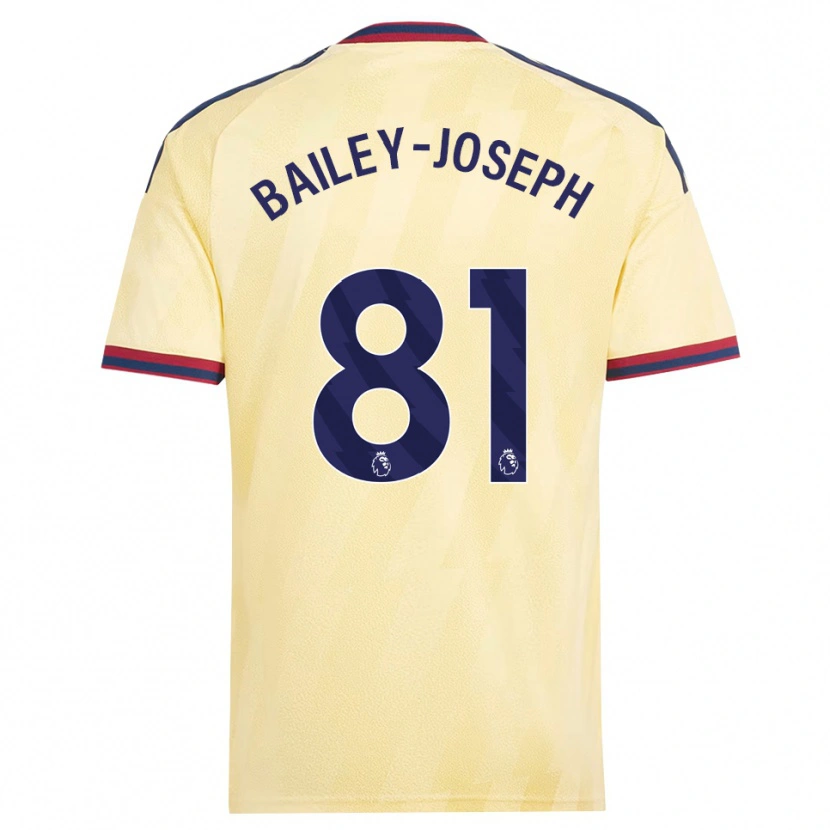 Danxen Kvinnor Brando Bailey-Joseph #81 Ljusgul Midnattsblå Tredjesatsen Matchtröjor 2026/27 Tröjor T-Tröja