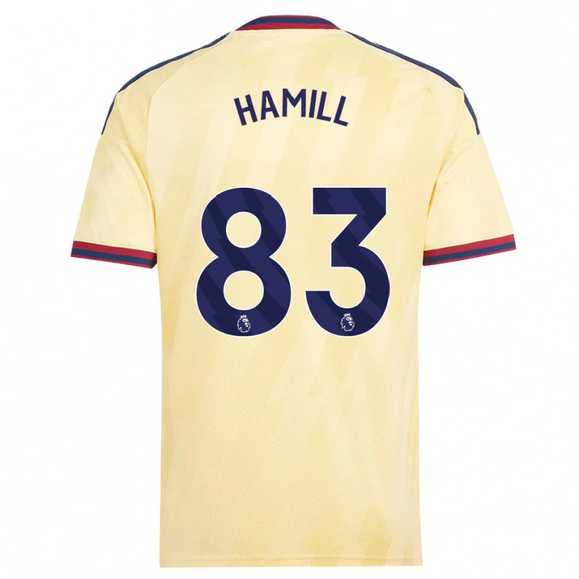 Danxen Kvinnor Callan Hamill #83 Ljusgul Midnattsblå Tredjesatsen Matchtröjor 2026/27 Tröjor T-Tröja