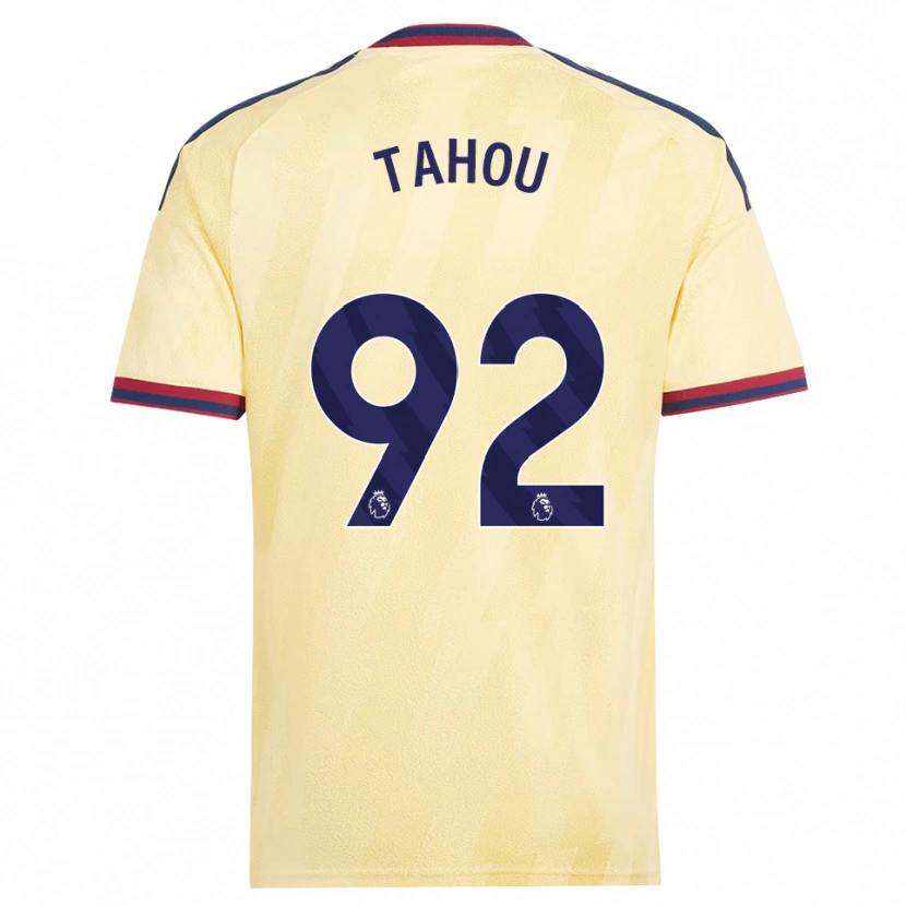 Danxen Kvinnor Joshua Tahou #92 Ljusgul Midnattsblå Tredjesatsen Matchtröjor 2026/27 Tröjor T-Tröja