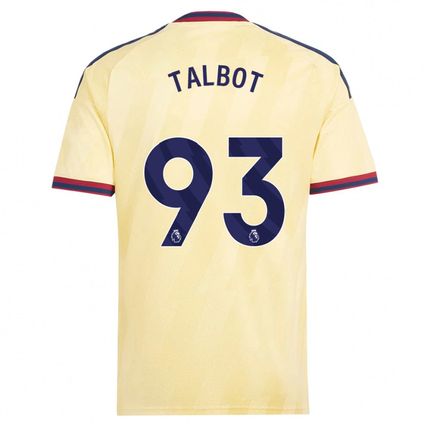 Danxen Kvinnor Jack Talbot #93 Ljusgul Midnattsblå Tredjesatsen Matchtröjor 2026/27 Tröjor T-Tröja