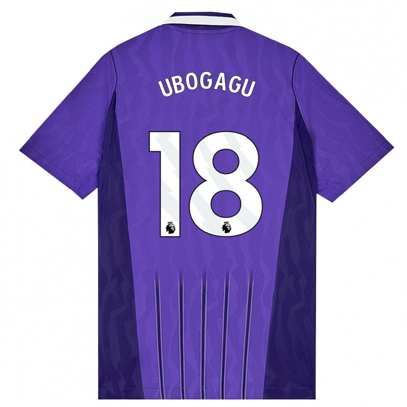 Danxen Kvinnor Chioma Ubogagu #18 Lila Vit Tredjesatsen Matchtröjor 2026/27 Tröjor T-Tröja