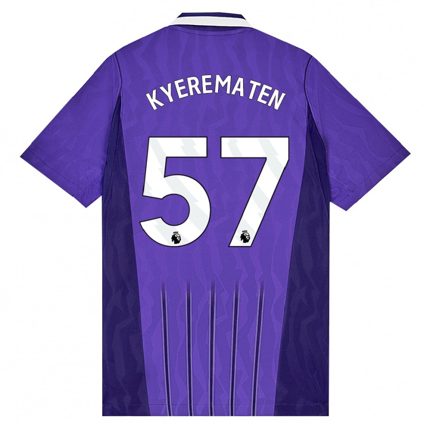 Danxen Kvinnor Rio Kyerematen #57 Lila Vit Tredjesatsen Matchtröjor 2026/27 Tröjor T-Tröja