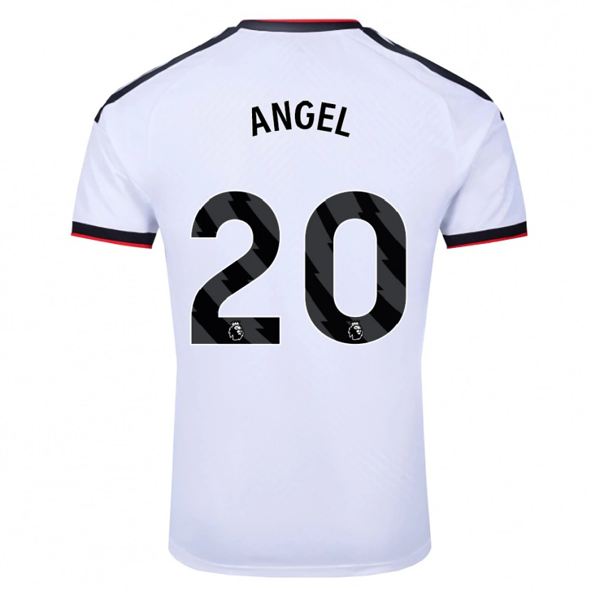 Danxen Kvinnor Manuel Ángel #20 Vit Svart Röd Hemmatröja Matchtröjor 2026/27 Tröjor T-Tröja