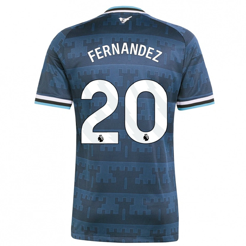 Danxen Kvinnor Matias Fernandez-Pardo #20 Gul Svart Blå Bortatröja Matchtröjor 2026/27 Tröjor T-Tröja