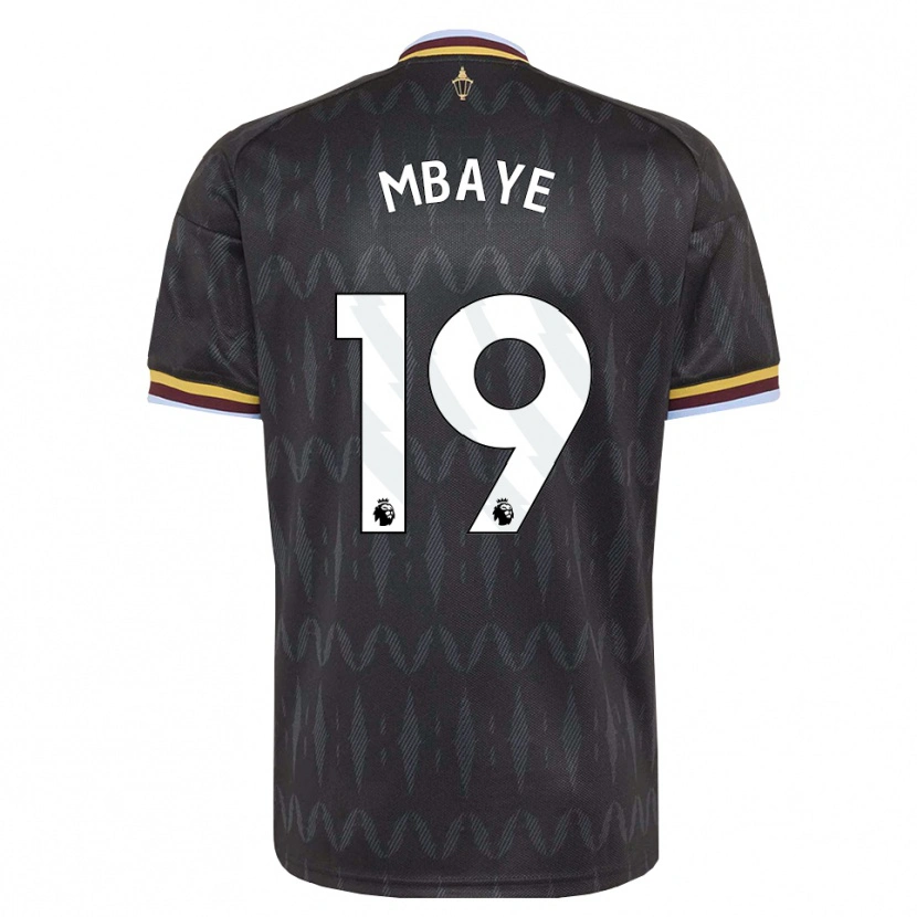 Danxen Kvinnor Ibrahim Mbaye #19 Kornblå Svart Gul Bortatröja Matchtröjor 2026/27 Tröjor T-Tröja