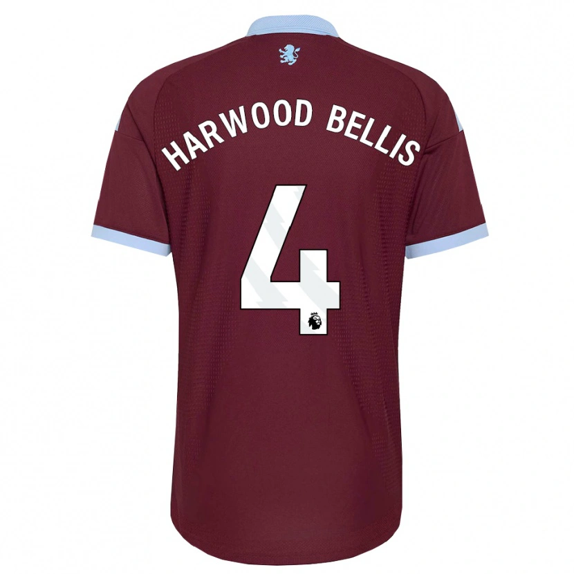Danxen Kvinnor Taylor Harwood-Bellis #4 Kornblå Vinröd Hemmatröja Matchtröjor 2026/27 Tröjor T-Tröja