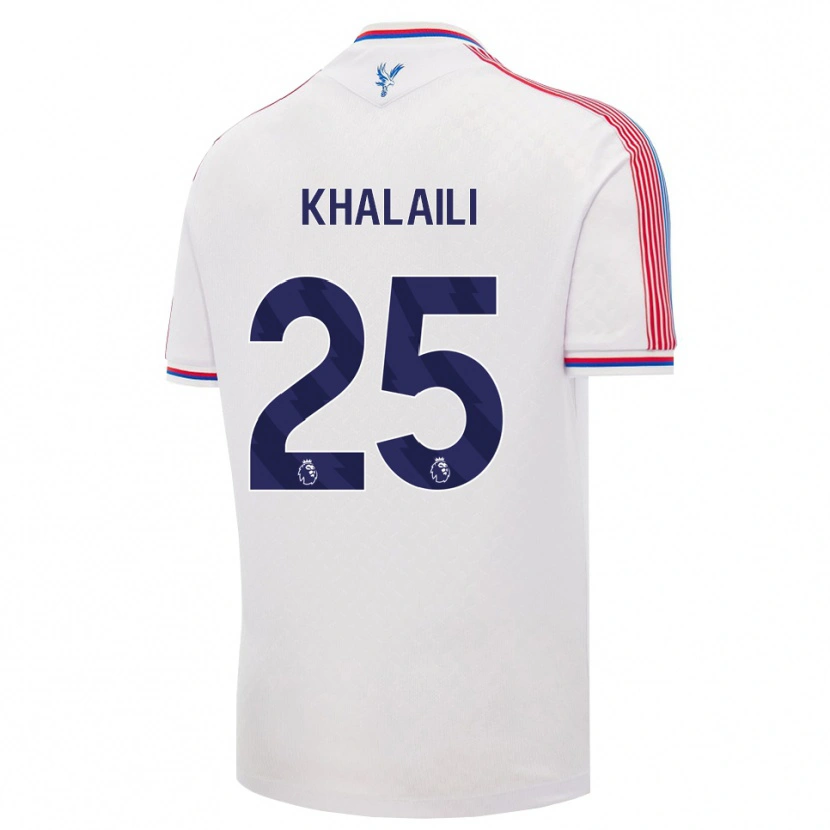 Danxen Kvinnor Anan Khalaili #25 Vit Röd Blå Hemmatröja Matchtröjor 2026/27 Tröjor T-Tröja