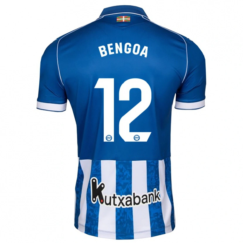 Danxen Barn Nerea Bengoa #12 Blå Vit Svart Hemmatröja Matchtröjor 2026/27 Tröjor T-Tröja