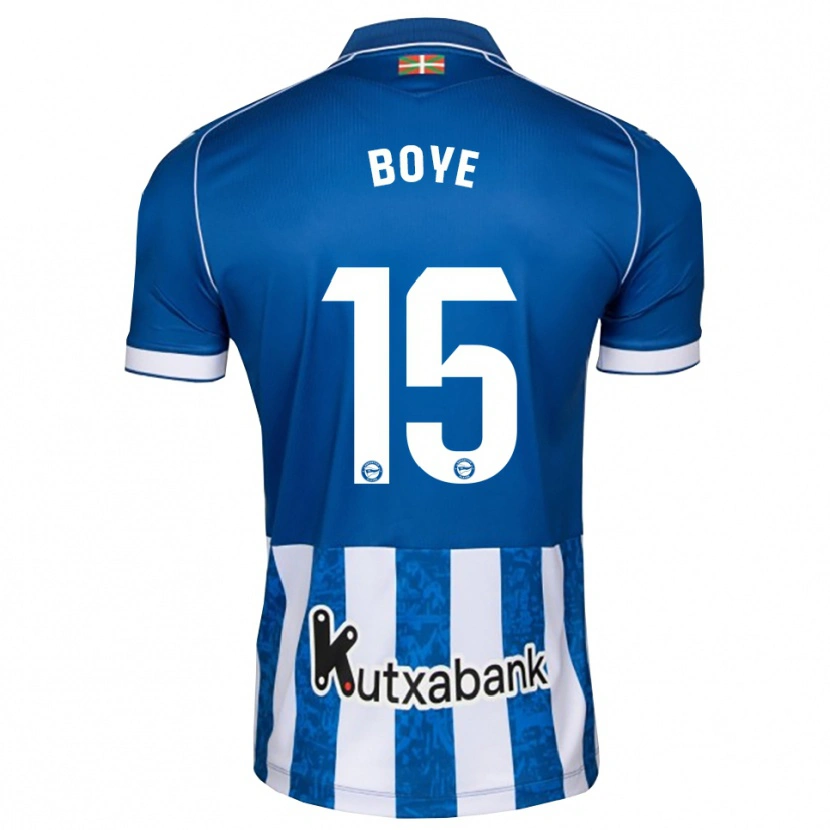 Danxen Barn Lucas Boyé #15 Blå Vit Svart Hemmatröja Matchtröjor 2026/27 Tröjor T-Tröja