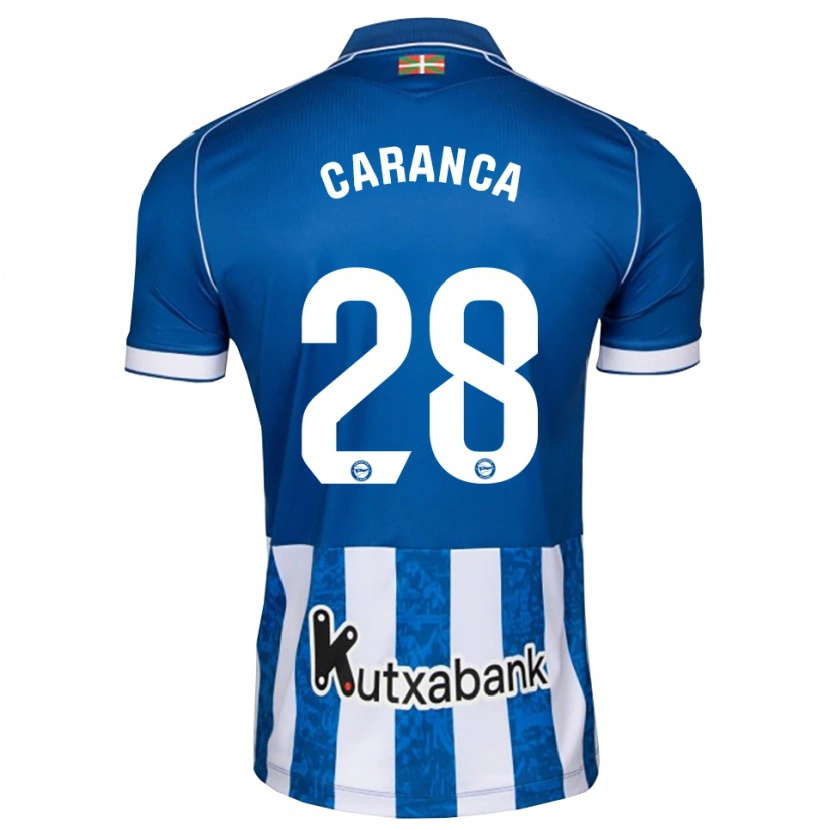 Danxen Barn Sara Caranca #28 Blå Vit Svart Hemmatröja Matchtröjor 2026/27 Tröjor T-Tröja