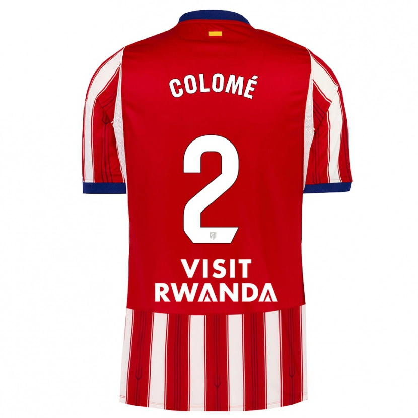 Danxen Barn Jan Colomé #2 Kunglig Blå Röd Vit Hemmatröja Matchtröjor 2026/27 Tröjor T-Tröja