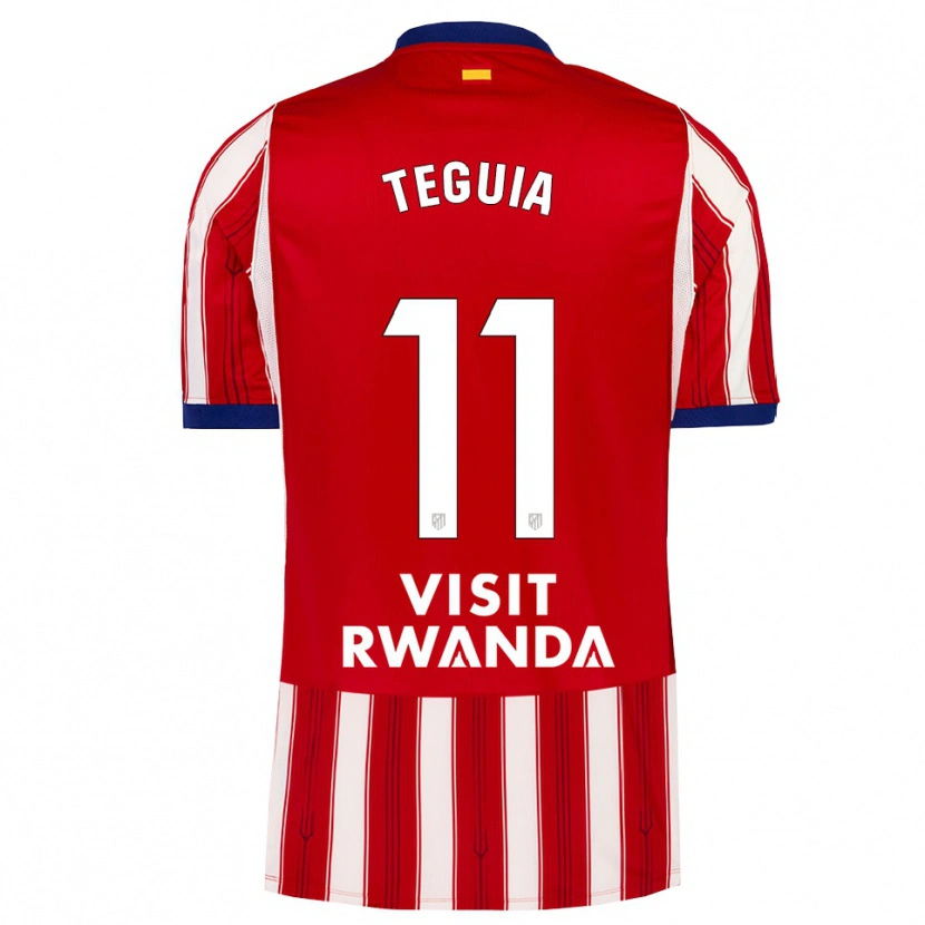 Danxen Barn Cedric Teguia #11 Kunglig Blå Röd Vit Hemmatröja Matchtröjor 2026/27 Tröjor T-Tröja