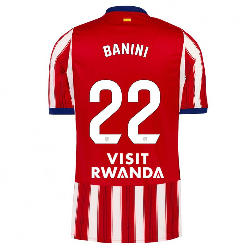 Danxen Barn Estefania Banini #22 Kunglig Blå Röd Vit Hemmatröja Matchtröjor 2026/27 Tröjor T-Tröja