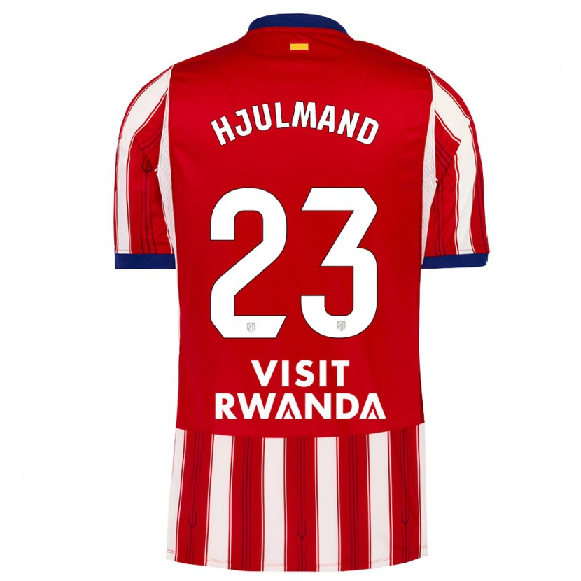 Danxen Barn Morten Hjulmand #23 Kunglig Blå Röd Vit Hemmatröja Matchtröjor 2026/27 Tröjor T-Tröja