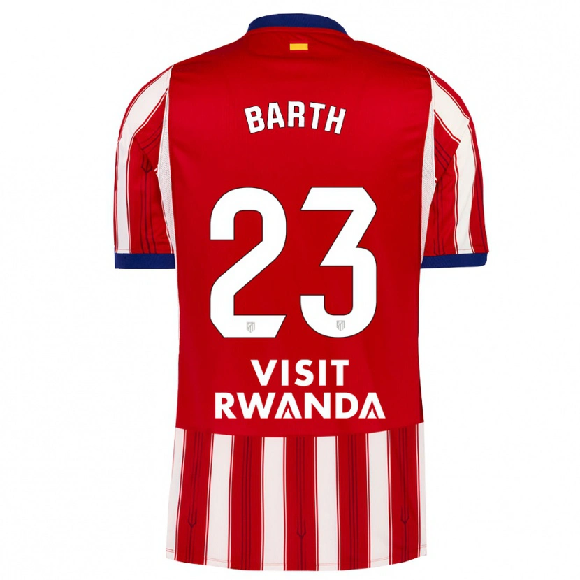 Danxen Barn Merle Barth #23 Kunglig Blå Röd Vit Hemmatröja Matchtröjor 2026/27 Tröjor T-Tröja