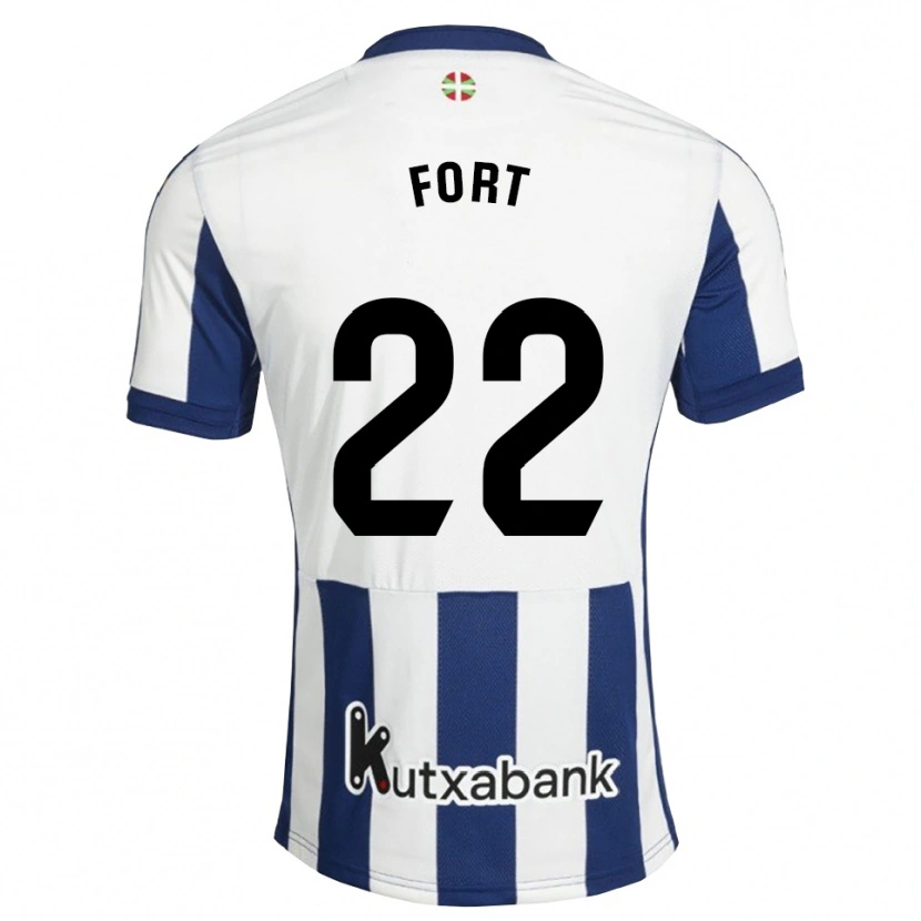 Danxen Barn Héctor Fort #22 Marinblå Vit Guldbrun Hemmatröja Matchtröjor 2026/27 Tröjor T-Tröja