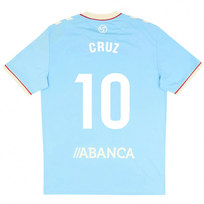 Danxen Barn Tati Cruz #10 Himmelblå Vit Röd Hemmatröja Matchtröjor 2026/27 Tröjor T-Tröja