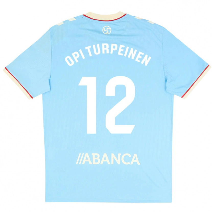 Danxen Barn Aslak Opi Turpeinen #12 Himmelblå Vit Röd Hemmatröja Matchtröjor 2026/27 Tröjor T-Tröja