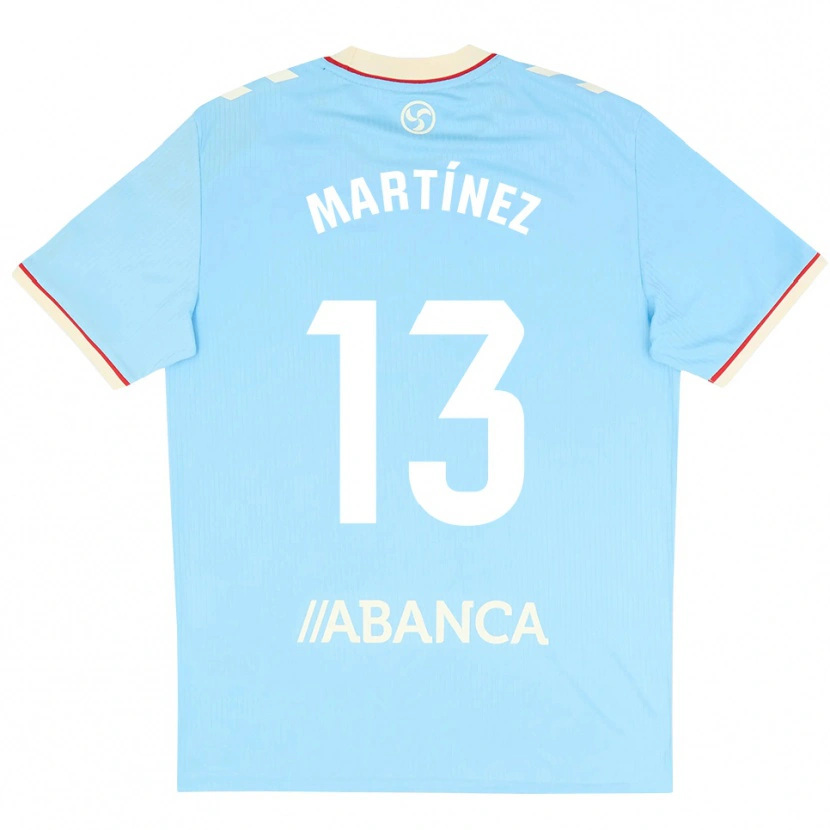 Danxen Barn Naiara Martínez #13 Himmelblå Vit Röd Hemmatröja Matchtröjor 2026/27 Tröjor T-Tröja
