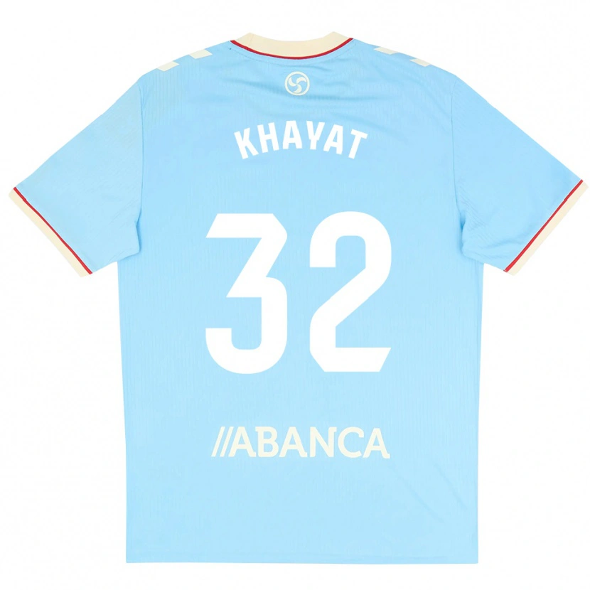 Danxen Barn Anthony Khayat #32 Himmelblå Vit Röd Hemmatröja Matchtröjor 2026/27 Tröjor T-Tröja