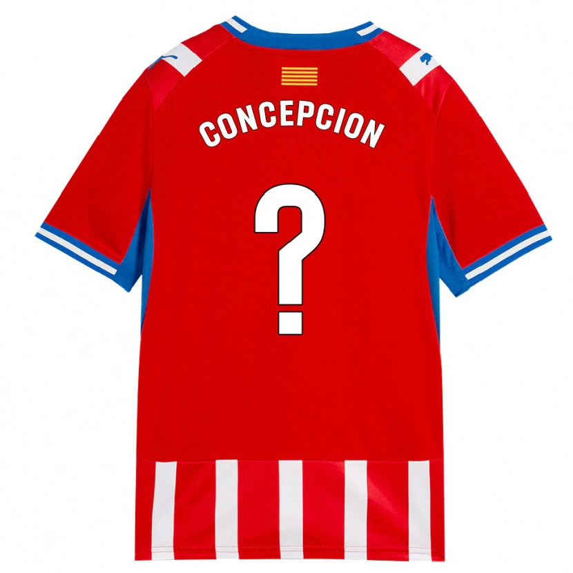 Danxen Barn Elian Concepción #0 Röd Vit Himmelsblå Hemmatröja Matchtröjor 2026/27 Tröjor T-Tröja