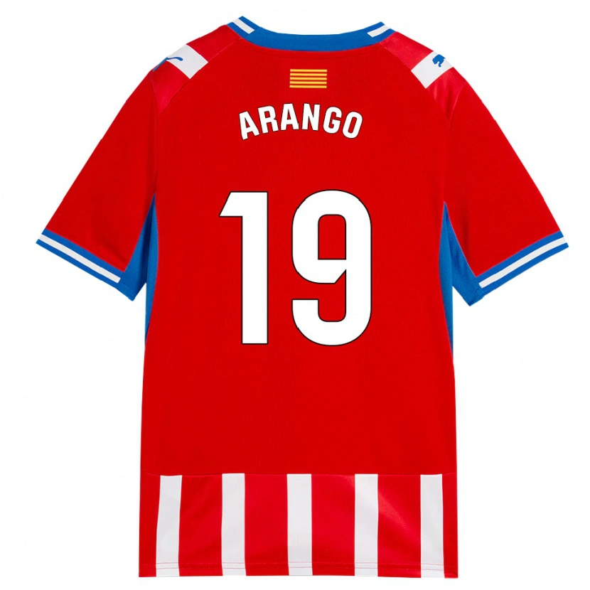 Danxen Barn Juan Arango #19 Röd Vit Himmelsblå Hemmatröja Matchtröjor 2026/27 Tröjor T-Tröja