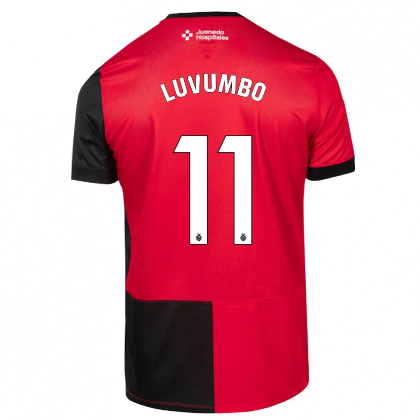Danxen Barn Zito Luvumbo #11 Svart Röd Vit Hemmatröja Matchtröjor 2026/27 Tröjor T-Tröja