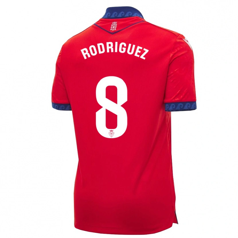 Danxen Barn Vanessa Rodríguez Iribarren #8 Röd Marinblå Vit Hemmatröja Matchtröjor 2026/27 Tröjor T-Tröja